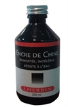 Herbin, indian ink sort,  250ml. flaske